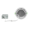 ESL Vision LED Slim Downlight, Wafer Series, Round 4", 9W, 5CCT Selectable 2700K/3000K/3500K/4000K/5000K, White Finish