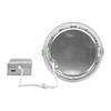 ESL Vision LED Slim Downlight, Wafer Series, 6", 12W, 5CCT 2700K/3000K/3500K/4000K/5000K, White Finish, 120V