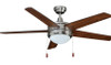 Mirage II 5-Blade Ceiling Fan with Integrated LED Light Kit, 44" Sweep, 16W, 120V, 3000K, 90 CRI, Dimmable