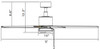 Aldea IV 52" 4-Blade Ceiling Fan, AC Motor, 120V, Oil Rubbed Bronze/Walnut