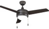 RP Lighting Contempo II 1049LED Ceiling Fan, 44", Integrated LED Light Kit, 16W, 3000K, 90 CRI, 120V