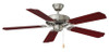 Royal Star 5-Blade 52" Sweep Builder Fan, 120V, Brushed Nickel/Rosewood