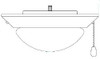 LED 10" Ceiling Fan Light Kit, Oil Rubbed Bronze, 120V, 17W, 1000lm, 3000K, 90 CRI, Dimmable