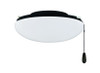 LED Ceiling Fan Light Kit, White, 17W, 3000K, 120V