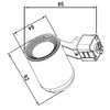 RP Lighting and Fans 7577 LED Track Head, Brushed Aluminum, 120V, 11W, 3000K