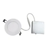 Edge-lit 4" LED Slim Recessed Light, White Finish, 4", 3000K, 9W, 120V