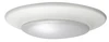 6" LED Low-Profile Disk Light, White finish, 90 CRI