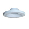 RP Lighting and Fans Backlit 4" 5CCT LED Surface Mount Downlight, White Finish, 120V, 11W, 2700K|3000K|3500K|4000K|5000K, 4"