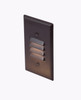 LED Vertical Step Light, 2.5W, 120V, 3000K, White/Bronze Covers Included