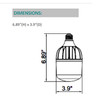 E26 Medium Base LED Lamp High Power Size