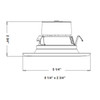 4-Inch LED Smooth Recessed Trim Series