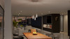 36 Watt Integrated LED Hologram Pendant Light - CCT Adjustable