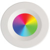 4-Inch Round LED 10 Watt Smooth Recessed Light Trim WG Smart App RGBW image 5
