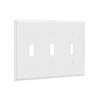 Toggle Switch Three-Gang Wall Plate