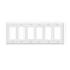 Six-Gang Decorator/GFCI Wall Plate