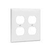 Duplex Receptacle Two-Gang Wall Plate