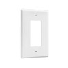 One-Gang Decorator/GFCI Wall Plate, Mid-Size