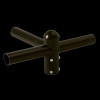 90° Bullhorn Round Pole Tenon Adapter for 3 Fixtures image 3