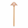 Westgate Manufacturing LA-117-CR, Landscape Lighting LED Area Light, Solid Copper, Natural Finish