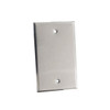 Heavy Duty Galvanized One-Gang Blank Device Cover - Gray