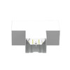 Architectural Elegance 6-Inch Indirect Linear Light with White Louver Lens - Corner Fixture Model