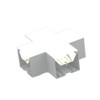 6-Inch Superior Architectural Seamless Indirect Linear Light with White Louver Lens Corner Fixture Model