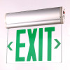 Westgate Manufacturing XT-EL Series, Edgelit LED Exit Sign with Aluminum Housing, Green Letters, XT-EL1GCA-EM