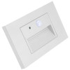 Smart 3W LED Light with Motion Sensor and Adjustable Color, White