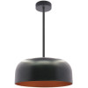 24-Inch 40 Watt Integrated LED Pan Pendant Light with 6ft. Adjustable Rod - CCT Adjustable