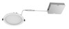 Westgate RSL Series, 6” LED Commercial Slim Recessed Regressed Baffle Light, 12W, Multi Color Temperature (Selectable), White Translucent Acrylic Optics, 900LM, 120-277V