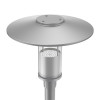 Westgate Manufacturing, GPH Series, Modern Top-Hat Post-Top Area Light, 12/20/30/40W, Multi-CCT, Silver Gray