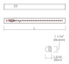 48-Inch Portable  16.7 Watt Install Sleek LED Cove Light Bar