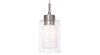 RP Lighting and Fans, 4606 Series LED Pendant Light, Brushed Nickel