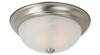 RP Lighting and Fans, Dome Ceiling Mount, Brushed Nickel 15" 3000K