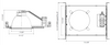 8-Inch 30 Watt LED Frame-In Housing and Trims, Emergency Battery