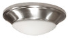 4348 Series Ceiling Mount, Brushed Nickel, 13", 3000K