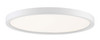 4350 Series, 13-inch Flat Lens LED Ceiling/Wall Mount, Brushed Nickel, 3000K