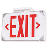 Wet Location LED Exit Sign, 120VAC/277VAC