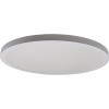 Flush Mount Light, 20" Diameter, Multi Color Temperature (Selectable), 40W, 120V, 2800LM, UGR<19 Low-Glare
