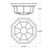 12 Watt Dimmable Residential LED Light Size