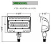 50 Watt LED Flood Light with Adjustable Knuckle Size
