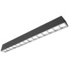 SCX Series Linear Light, 30W, Multi-CCT, 3FT, Dimmable, Black Finish