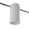 Cylinder And Pendant Lighting J-Box Cover Canopy, Up To 4 Pipe Entries, White