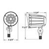 12V AC Landscape Flood Light, 24W, 2500 lumens, 5000K, spike included, 35°