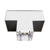 SCX Linear T Section, 2.75IN, Multi-Color Temperature, Black