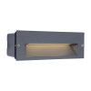 8x3 Inch Square Step Light, 10W/15W, Multi-Color Temperature, Gray