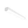 Industrial Lighting Products Discovery Linear Strip, 8ft, 12000 Lumens, 3000K, Frosted Curved Glare Reducing Lens, No End Cap Knockout