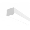 Discovery 4ft Linear Strip, 10000 Lumens, 3500K, Frosted Flat Glare Reducing Lens, No End Cap Knockout