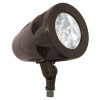 Flag-Pole Narrow-Beam Flood Light, 84W, 3000K/5000K, Dark Bronze
