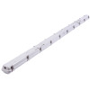 8Ft. Builder Series Linear Vapor-Tight Fixture, CCT & Wattage Selectable, 45W/55W/65W, 140lm/W, 35K/40K/50K